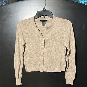The Limited Tan Cardigan Sweater